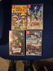 4 Nintendo Switch Games Including Zelda PLEASE L@@K