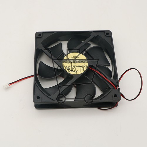 1PC ADDA 12cm 120*120*25mm 12V 0.33A AD1212MB-A71GL Chassis Mute Power Fan 2Pin - Picture 2 of 4