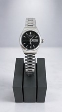 Seiko 5 montre bracelet automatique analogique cadran noir jour/date acier