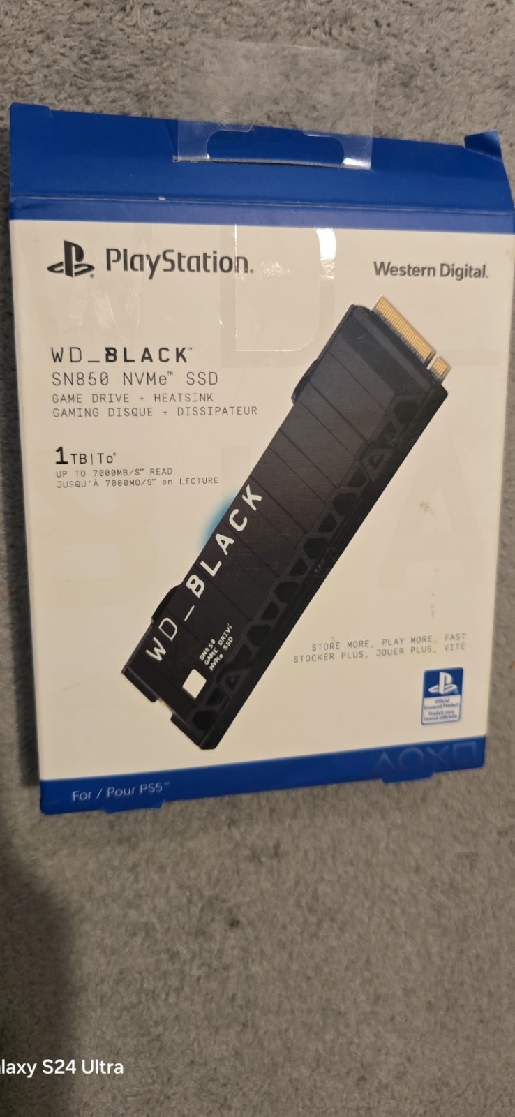 Western Digital WD_BLACK SN850P 1TB M.2 NVMe SSD for PlayStation 5 PS5