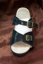 Sanita Women's Black Daisy Debora Slide Sandals EU 38 - Dressy and comfortable!