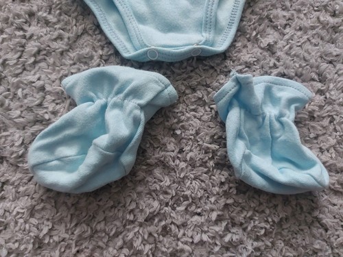 Pacchetto gilet e scarpe bambino blu Bear Factory vintage in pensione!!! - Foto 2 di 5