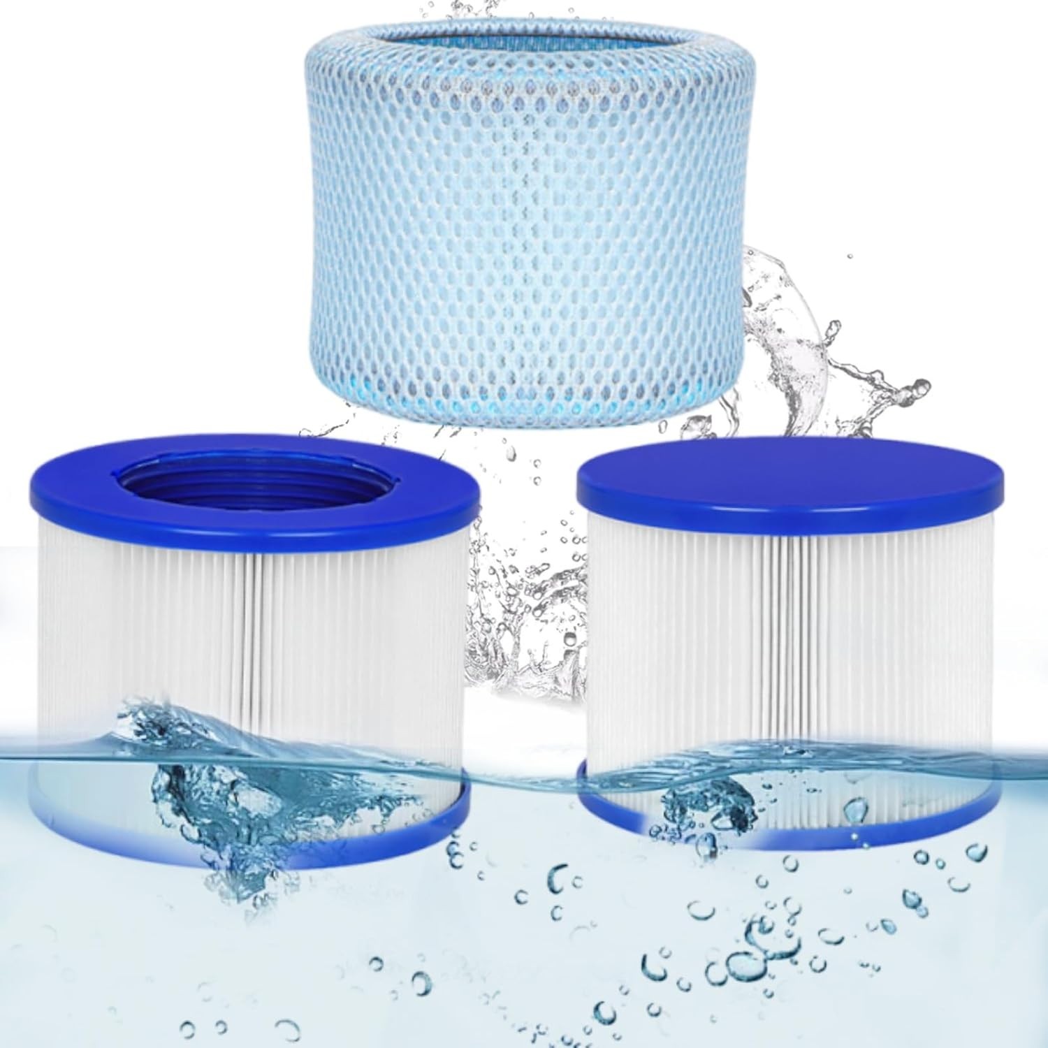 Cartuchos de filtro de repuesto para bañera de hidromasaje, para bañeras de hidromasaje inflables y piscinas de masaje