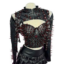 Tops Goth Gothique Tank Emo Vêtements Punk Mini Rock Grunge Y2K