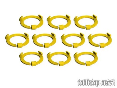 Squad Marker - 28.5mm Yellow (10) | Tabletop-Art | EAN 704270726591