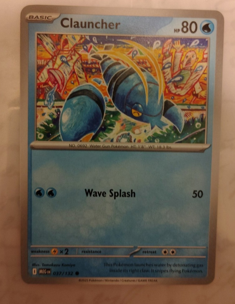 Clauncher 037/132 Mega Evolution Common Near Mint