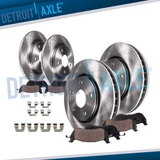 8pc Front Rear Brake Rotors Ceramic Brake Pads For 2014-2024 Mini Cooper Base 8pc Front Rear Brake Rotors Ceramic Brake Pads For 2014-2024 Mini Cooper Base