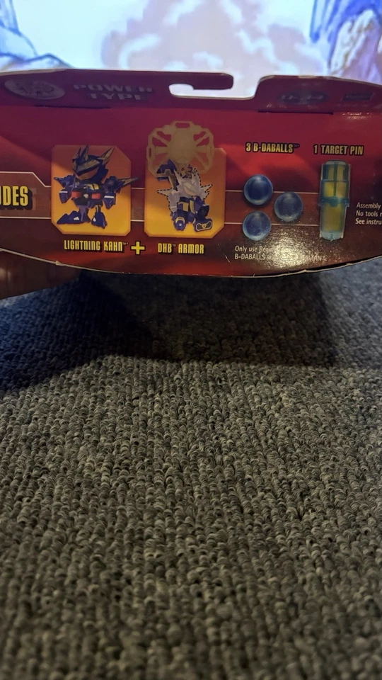 NUEVA FIGURA BATTLE B-DAMAN LIGHTNING KAHN DHB GOLPE DIRECTO BATALLA TIPO PODER 2004 Foto 4 de 4