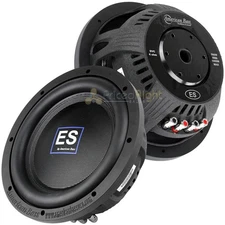 2 American Bass 10" Subwoofers Slim Shallow Pair 1000W 4 Ohm DVC Audio ES-1044