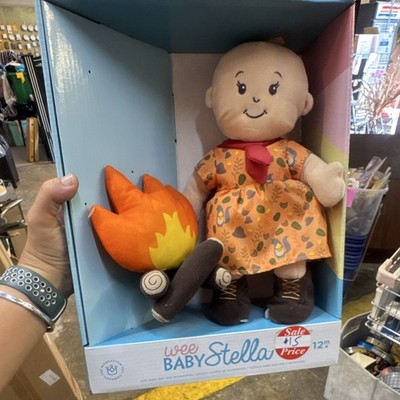 Manhattan Toy Wee Baby Stella 12in Cloth Doll w/ Campfire Accessory
