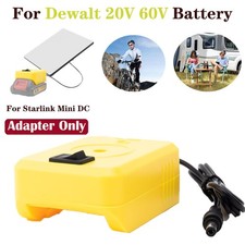 For Starlink Mini DC 100CM Power Cable Power Supply For Dewalt 20V 60V Battery