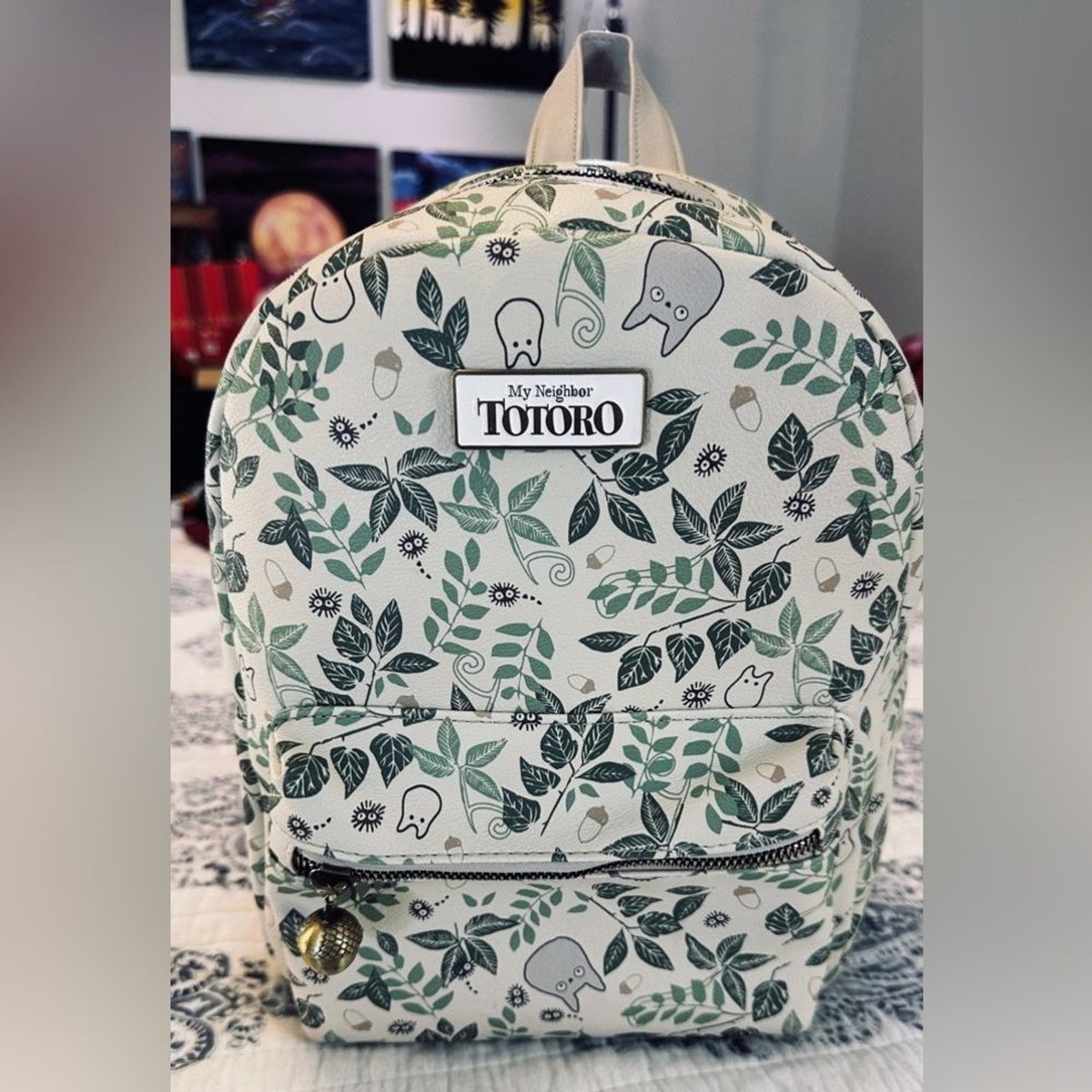 Studio Ghibli My Neighbor Totoro Mini Backpack Studio Ghibli My Neighbor Totoro Floral Mini Backpack | Her  main image 2
