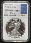 2018-S $1 SILVER AMERICAN EAGLE NGC PF70 signed EDMUND C. MOY : 06520
