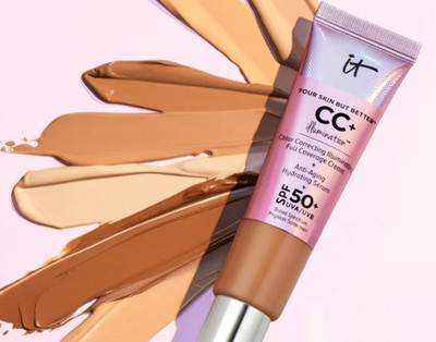 Authentic IT Cosmetics CC+ Cream Illumination with SPF 50+,12 SHADES,1.08OZ/32ML