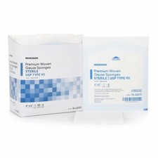 Tampons De Compresse En Coton Stériles 4 X 4 Pouces 12 Couches 50 Pièces
