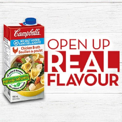 Caldo de pollo Campbell's, sin sal añadida, 900 ml/30,4 oz - Imagen 4 de 5