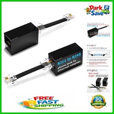 Reliable 2-Pack RJ45 Female to RJ11 Male Adapters - Perfect for Home  Office