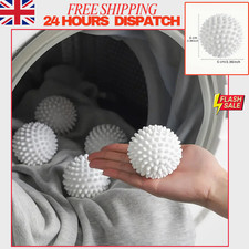 4x REUSABLE TUMBLE ECO DRYER CLOTHES SOFTENER WASHING MACHINE BALLS PLASTIC