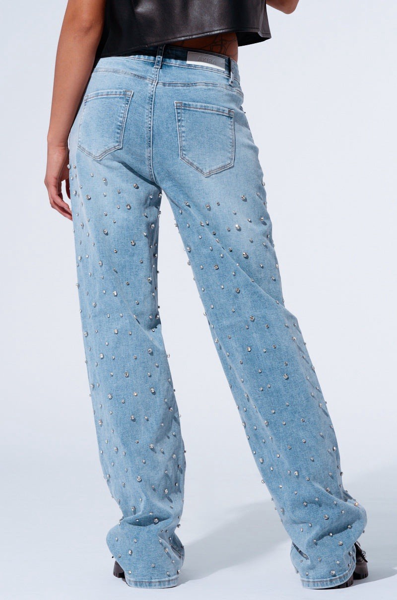 Akira Rhinestone Blue Women’s Jeans  Size 3