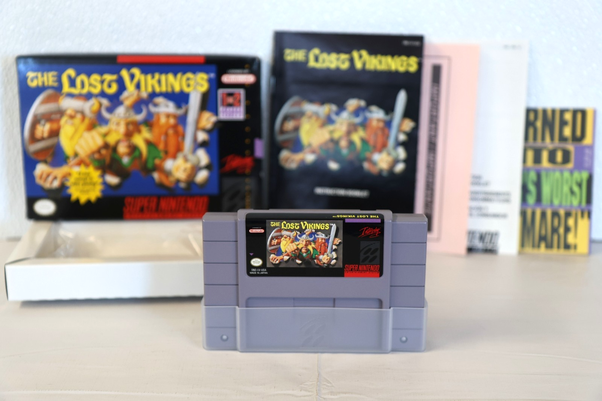 Lost Vikings (Super Nintendo Entertainment System, 1993) for sale