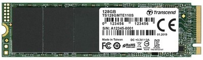 Transcend 128GB PCIe  Gen3 x4 M.2 SSD 2280 für High-End-Anwendungen (Gaming, dig