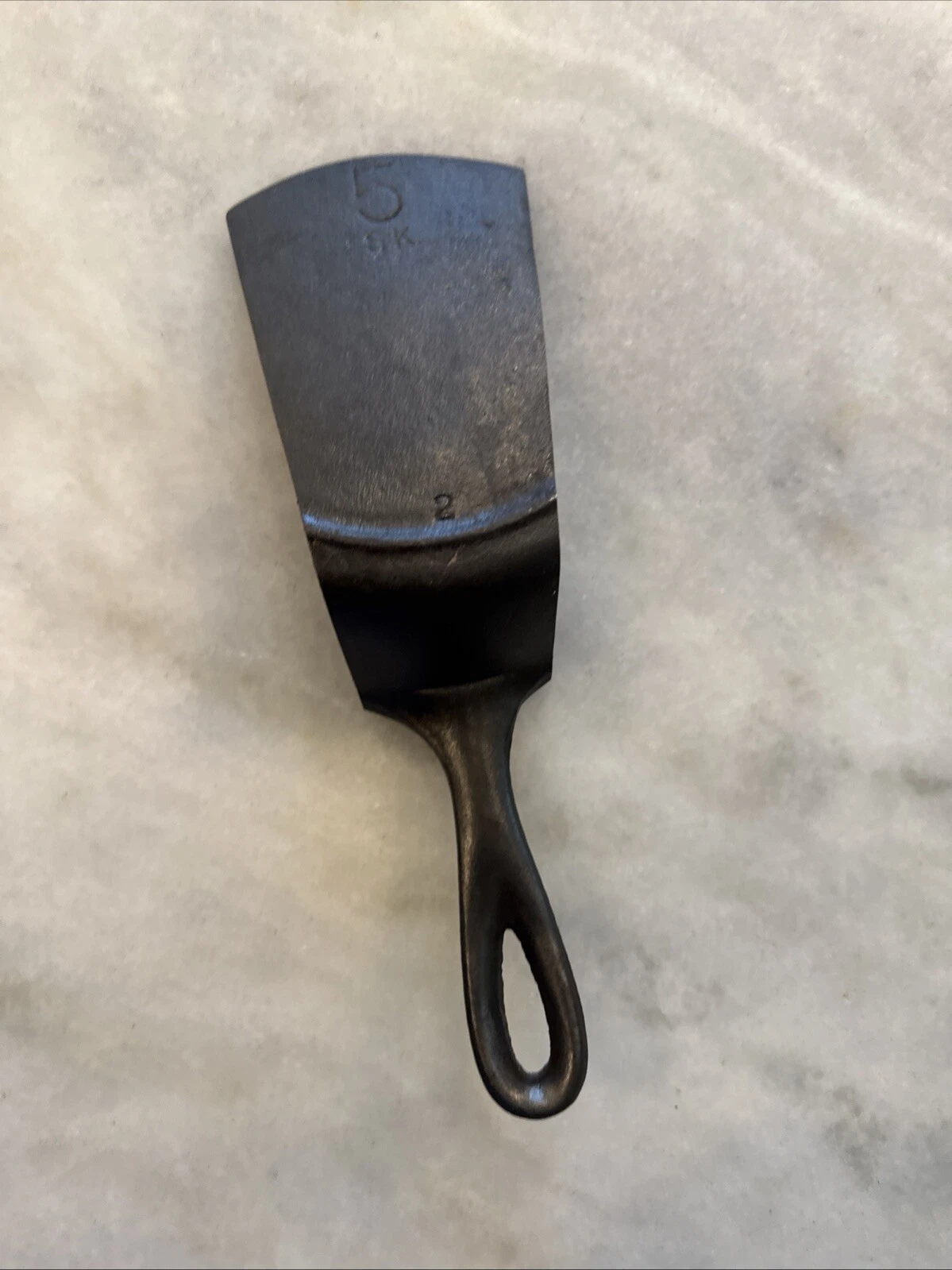 Vintage Cast Iron Spatula Made From #5 Skillet