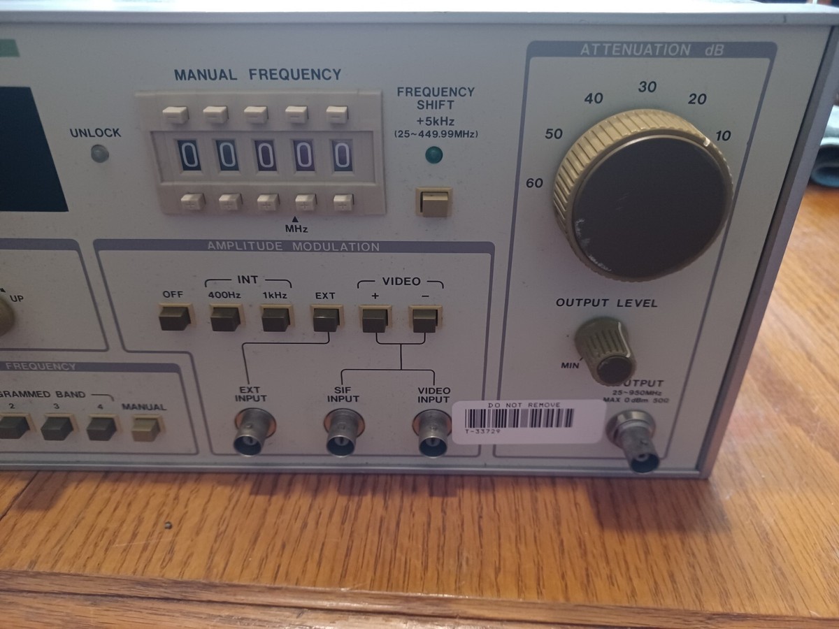 LEADER リーダー電子　LSG-221B シグナルジェネレータ LEADER リーダー電子 LSG-221B シグナルジェネレータ - メルカリ