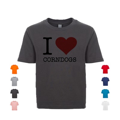 I Heart Corndogs snack kids adulting guilty tasty foodie Unisex Kid's Shirt