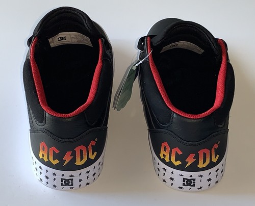 AC/DC DC Shoes size 10.5 mens pair kalis vulc mid style new angus young - Picture 1 of 12