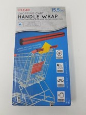 Klear Shopping Cart Handle Wrap Red Reusable Guard Cover New