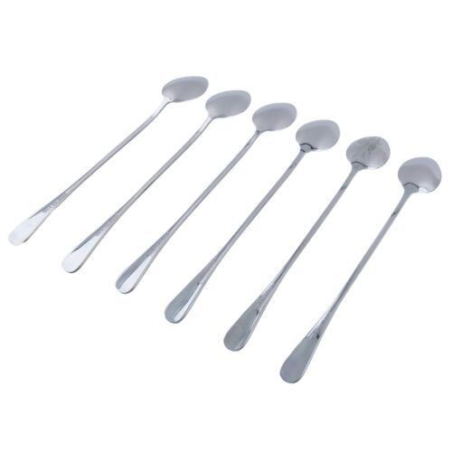 6 Pcs Stainless Steel Spork Soup Salad Noodle Spoon Fork Cutlery Tableware AU - Picture 14 of 24