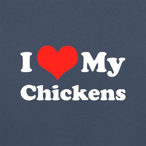 I Love My Chickens - Kids Hoodie / Sweater - Chicken Cockerels Pets Farm Egg - Picture 2 of 17