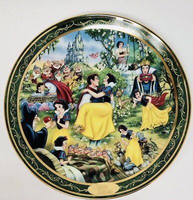 Disney's Snow White 'Ever After' Bradford Phil Wilson Collector Plate NIB