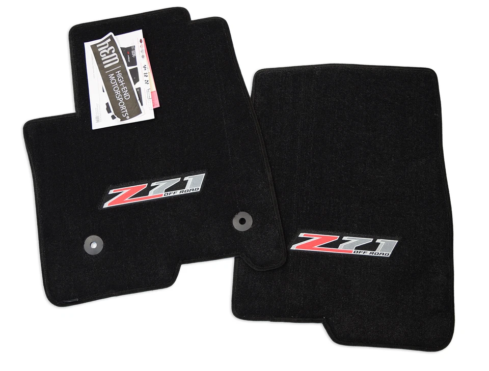 2020+ Chevrolet Silverado Z71 2500 3500 Crew Floor Mats Carpeted Storage InStock - Imagem 4 de 4