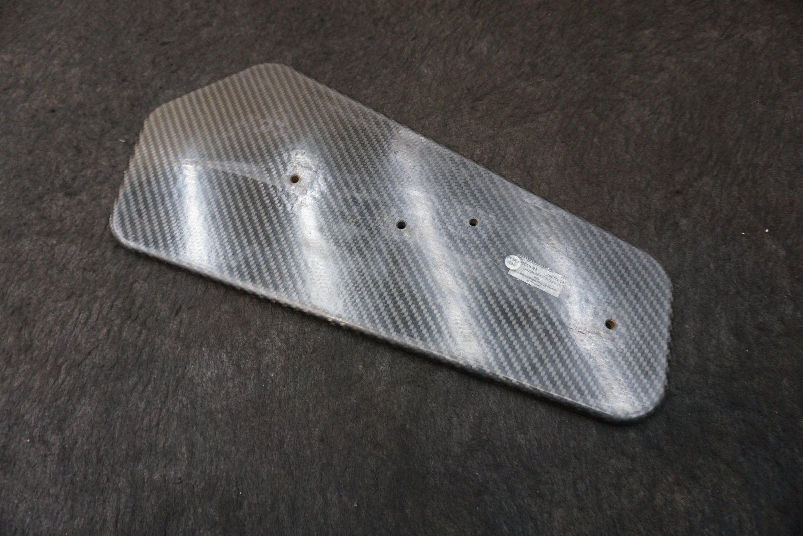 Set Rear Carbon Fiber Wing End Plate 4TA827916 Lamborghini Super Trofeo 2014-19