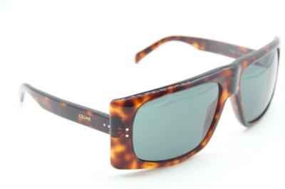 CELINE HAVANA/BLUE OVERSIZED UNISEX SUNGLASSES CL40089I Triomphe 09 Sunglasses in Acetate - CLASSIC HAVANA | CELINE main image 4