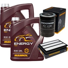 Inspektionspaket 10L MANNOL Energy 5W-30 f&uuml;r Mitsubishi Pajero IV 3.2 DI-D 4WD