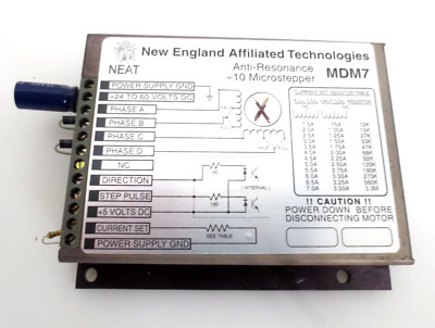 NEW ENGLAND AFFILIATED TECHNOLOGIES NEAT MDM7 ANTI-RESONANCE 10 MICROSTEPPER