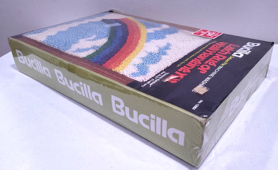 Bucilla No. 12964 "Heavenly Rainbow" Latch Rug or Wall Hanging Deluxe Pile 20x27 - Image 4 of 4