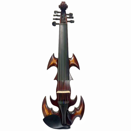 Raro violín eléctrico de 7 cuerdas 4/4 tamaño completo violinista eléctrico, cuerpo de madera maciza - Imagen 2 de 9