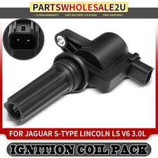 Ignition Coil w/ 2 Pins for Jaguar S-Type 2000-2003 Lincoln LS 2000-2005 V6 3.0L