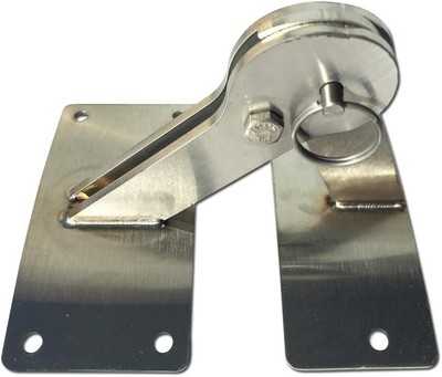 Stainless Lid Hinge Kit compatible with Weber Smokey Mountain Grill 18.5 22.5 q