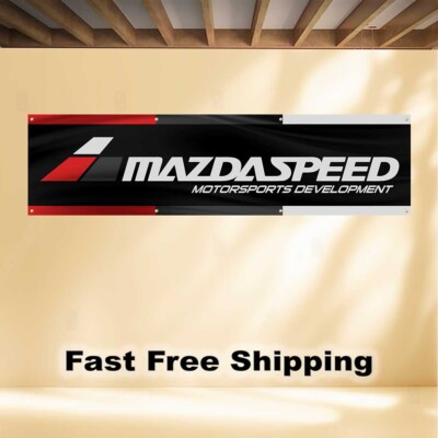 MAZDASPEED 2'X8' BANNER FLAG | eBay