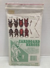 Cardboard Heroes Set #7 Monsters II Steven Ja...