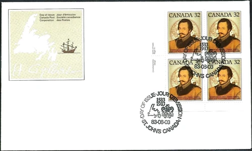 🍁Canada  #995 LLpb   "Sir Humphrey Gilbert"    Brand New 1983 First Day Cover