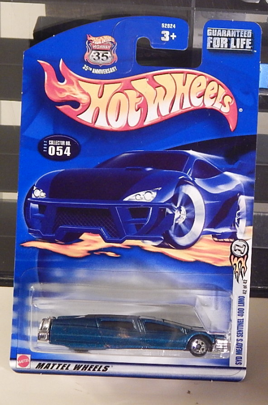 SYD Mead's Sentinel 400 Limo Concept Limousine Hot Wheels 02-054