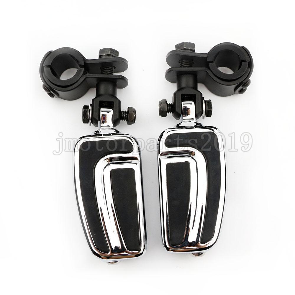 1-1/4" Highway Foot Pegs For Harley Touring - Street Glide, Road King, FLHR, FLHX