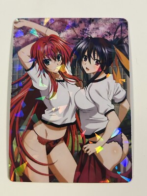 Sexy Himejima Akeno High School DxD Anime Doujin Waifu Art Card hs-07