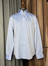 GANT Pinpoint Oxford Blue Shirt Long Sleeve Men's Size XL