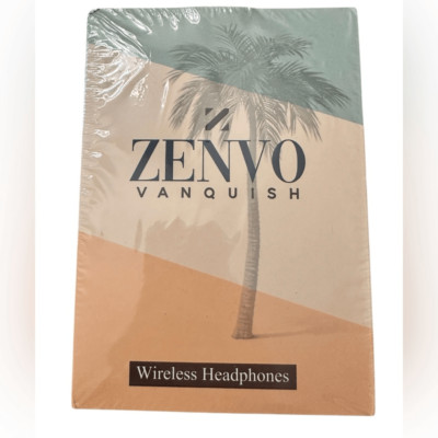 Zenvo Vanquish wireless headphones. White. Brand new in box